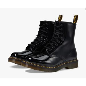 Dr. Martens 1460 Patent Leather Lace Up Boots Size Womens 6 EU 37